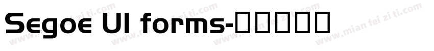 Segoe UI forms字体转换